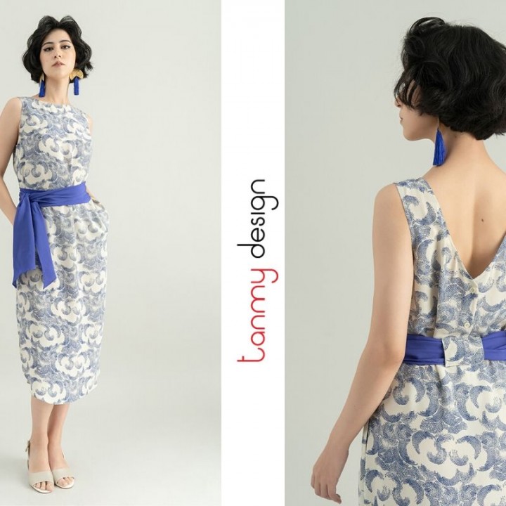 Silk dress ALYA - Cosmo